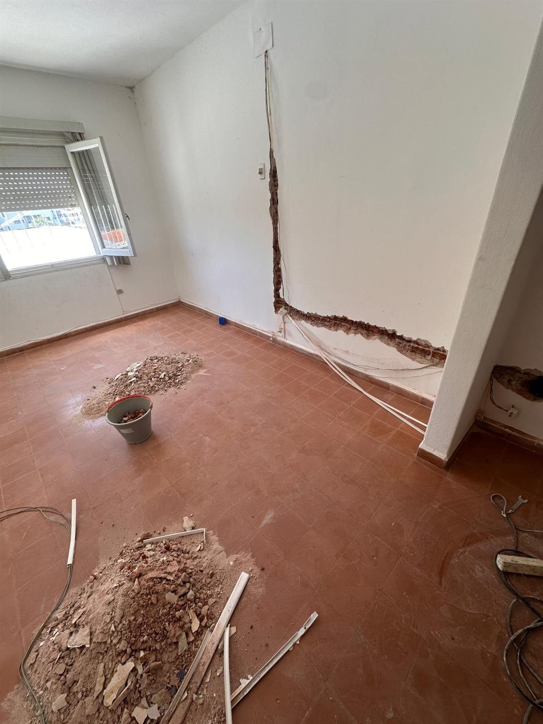 Intervencion completa en ambiente para nueva instalación